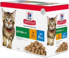 Hill’s Science Plan Kitten Wet Food Multipack