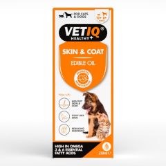 VetiQ Skin & Coat Cat & Dog Liquid 250ml