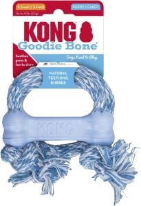 Kong Goodie Bone with Rope Puppy Toy