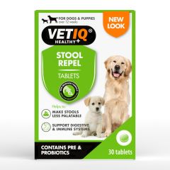 VETIQ Stool Repel for Dogs & Puppies 30 Tablets