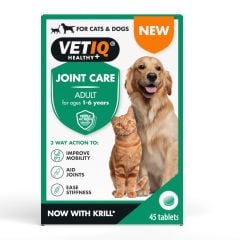 VETIQ Joint Care Adult for Cats & Dogs 45 Tablets