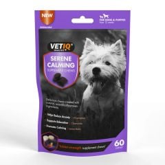 VETIQ Serene Calming Dog Supplement Chews 230g