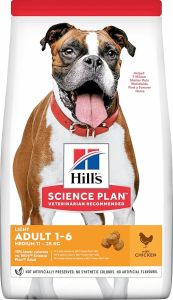 Hill's Science Plan Chicken Light Medium Adult Dry Dog Food