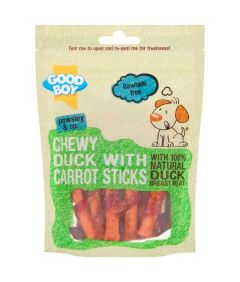 Armitage Good Boy Chewy Duck with Carrot Sticks Dog Treats 90g