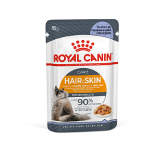 Royal Canin Hair & Skin in Jelly Wet Cat Food 85g Pouch