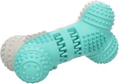Flamingo Growi Dumbbell Light Dental Rubber Dog Toy Grey/Green
