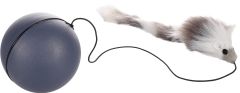 Flamingo Boula Moving Ball with Mouse Grey Electronic Cat Toy