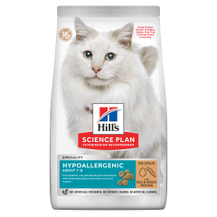 Hill’s Science Plan Hypoallergenic No Grain Egg & Insect Protein Adult Dry Cat Food 1.5kg
