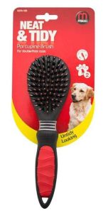 Mikki Neat & Tidy Double & Thick Dog & Cat Porcupine Brush