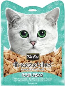 Kit Cat Freezebites Dried Foie Gras (Duck Liver) Cat Treats 20g