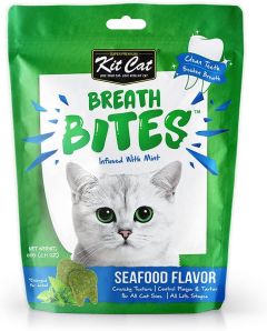 Kit Cat Breath Bites Seafood Flavor Cat Treats 60g
