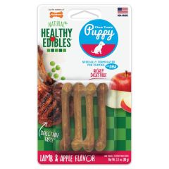 Nylabone Healthy Edibles Puppy Lamb & Apple Petite Puppy Treats 4pcs