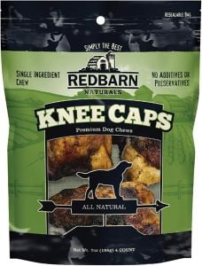 Redbarn Natural Knee Caps Bones Dog Treats 4pk