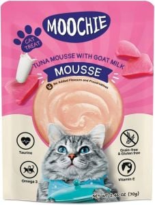 Moochie Tuna Mousse with Goat Milk Cat Treats 70g Pouch