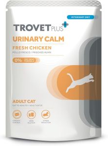 Trovet Plus Urinary Calm Fresh Chicken Veterinary Diets Wet Cat Food 85g Pouch