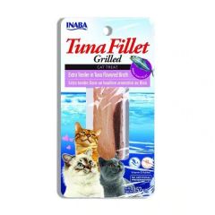 INABA Tuna Fillet Grilled Extra Tender in Tuna Flavored Broth Cat Treats 15g