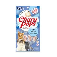 INABA Churu Pops Tuna Recipe Cat Treats 4 x 15g