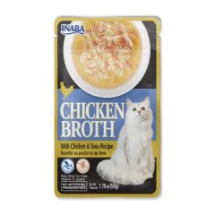 INABA Churu Broth Chicken with Tuna Recipe Wet Cat Food 40g