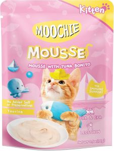 Moochie Mousse With Tuna Bonito Wet Kitten Food 70g Pouch