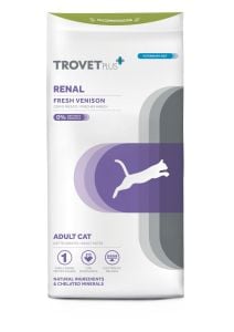 Trovet Plus Renal Fresh Venison Veterinary Diets Adult Dry Cat Food