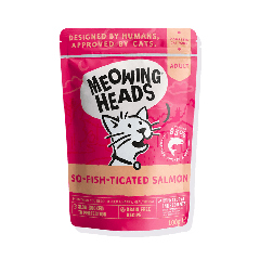 Meowing Heads So-Fish-Ticated Salmon Adult Wet Cat Food 100g