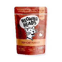 Meowing Heads Top-Cat Turkey Adult Wet Cat Food 100g