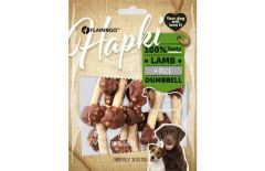 Flamingo Hapki Lamb & Rice Dumbbell Dog Treats 150g