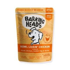 Barking Heads Bowl Lickin' Chicken Adult Wet Dog Food 300g