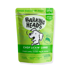 Barking Heads Chop Lickin' Lamb Adult Wet Dog Food 300g