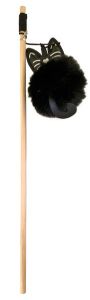 Bobby Fright Black Stick Cat Toy 40cm