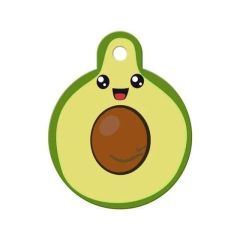 ID Tag Circle Large Avocado