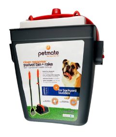 Petmate Clean Response Swivel Bin & Rake Waste Pick-Up