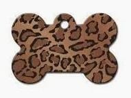 ID Tag - Bone Painted Leopard Print