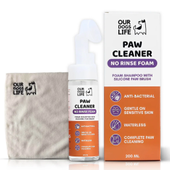 Dogslife Paw Cleaner Shampoo Brush & Towel 200ml