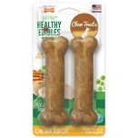 Nylabone Healthy Edibles Longer Lasting Chicken Dog Treats 2pcs