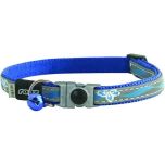 Rogz Nightcat Collar Blue Floral