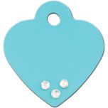 ID Tag - Diva Heart Pastel Small