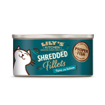 Lily's Kitchen Shredded Fillets Tuna with Salmon in Broth Wet Cat Food 70g