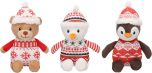 Flamingo Swetta Squeaky Christmas Dog Toy