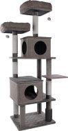 Flamingo Aurora Grey Cat Scratching Tree 80x70x171cm