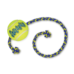 Kong SqueakAir Ball w/ Rope Dog Toy