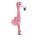 Kong Shakers Honkers Flamingo Plush Squeaker Dog Toy