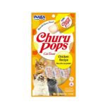 INABA Churu Pops Chicken Recipe Cat Treats 4 x 15g