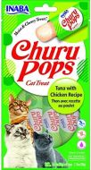 INABA Churu Pops Tuna with Chicken Recipe Cat Treats 4 x 15g