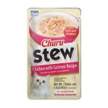 INABA Churu Stew Chicken with Salmon Recipe Wet Cat Food 40g