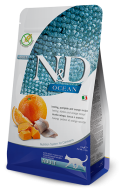 Farmina N&D Ocean Herring Pumpkin & Orange Recipe Adult Dry Cat Food