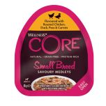 Wellness CORE Savoury Medleys Roasted Chicken, Duck, Peas & Carrots Small Breed Wet Dog Food 85g
