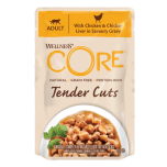 Wellness CORE Tender Cuts with Chicken & Chicken Liver in Savoury Gravy Adult Wet Cat Food 85g