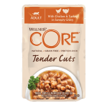 Wellness Core Tender Cuts with Chicken & Turkey in Savoury Gravy Adult Wet Cat Food 85g