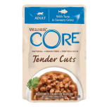 Wellness Core Tender Cuts with Tuna in Savoury Gravy Adult Cat Food 85g Pouch